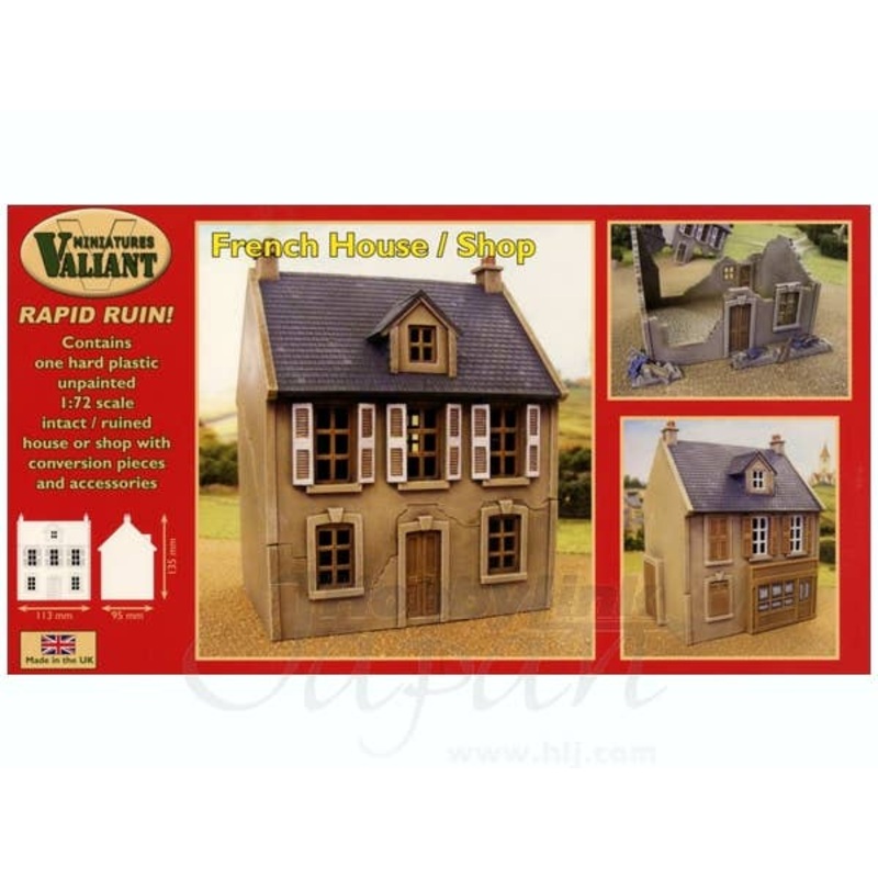 1/72 French House/Shop (Conversion Ruins Ver.)