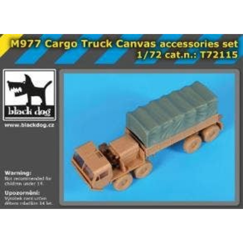 1/72 M 977 Cargo Truck Canvas Accessories Set (for Academy)