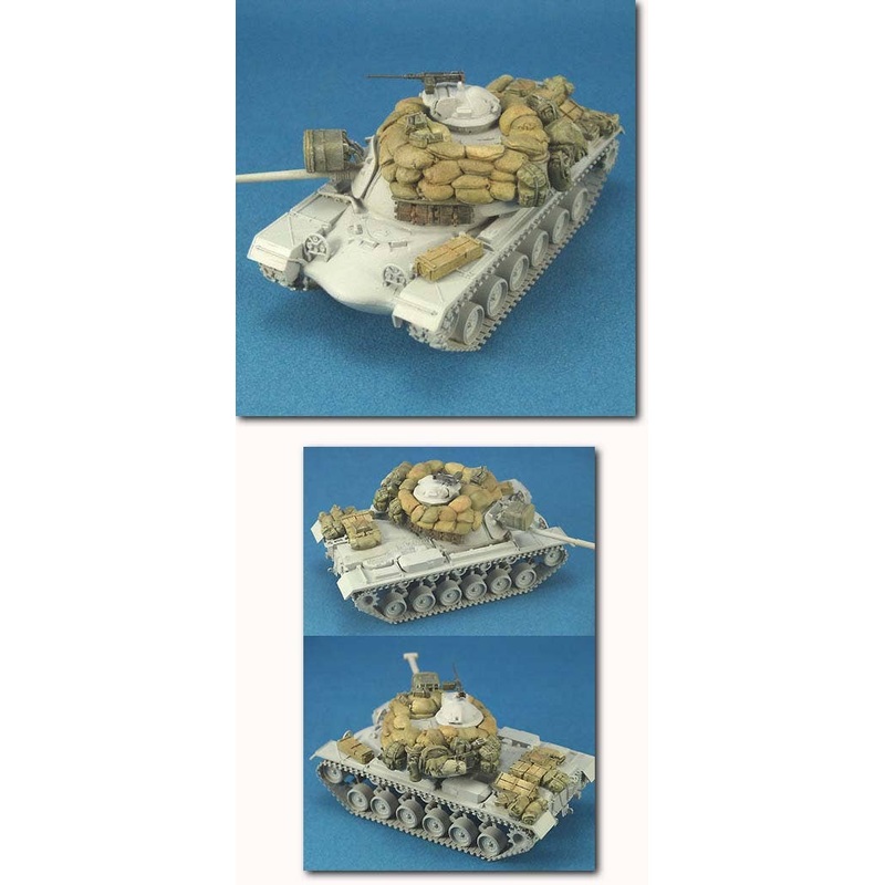 1/72 M48A3 Vietnam Sandbag Armor/Stowage Set