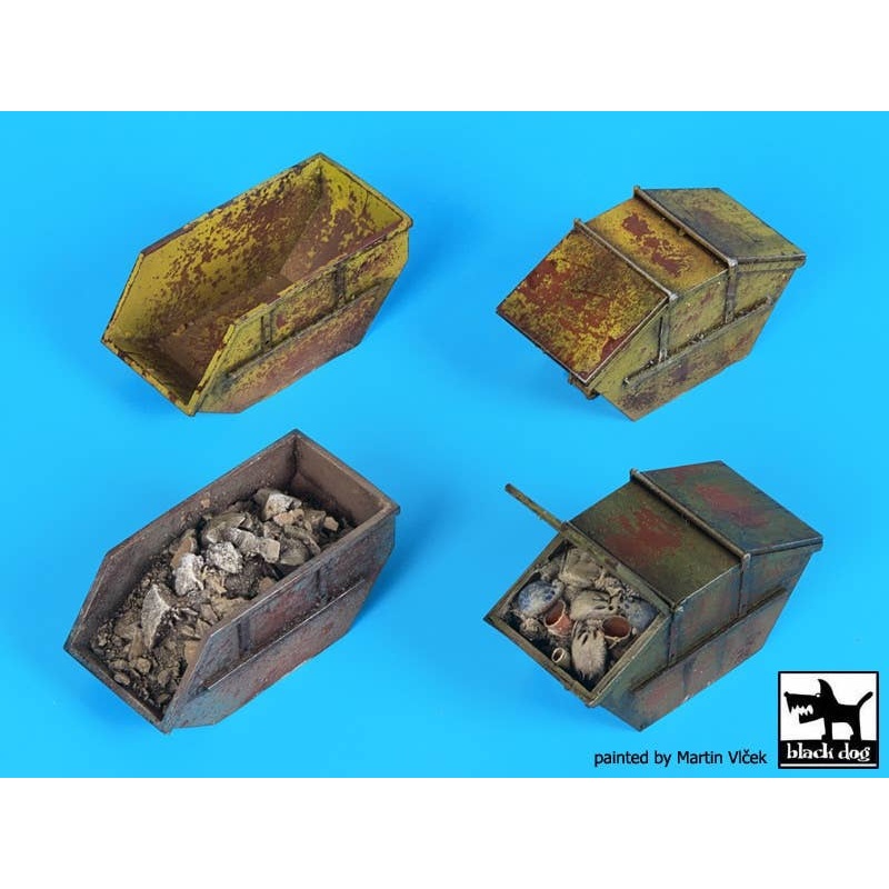 1/72 Rubble Containers