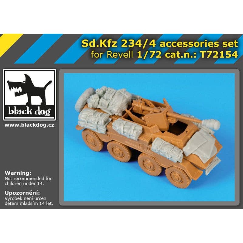 1/72 Sd.Kfz 234/4 accessories set