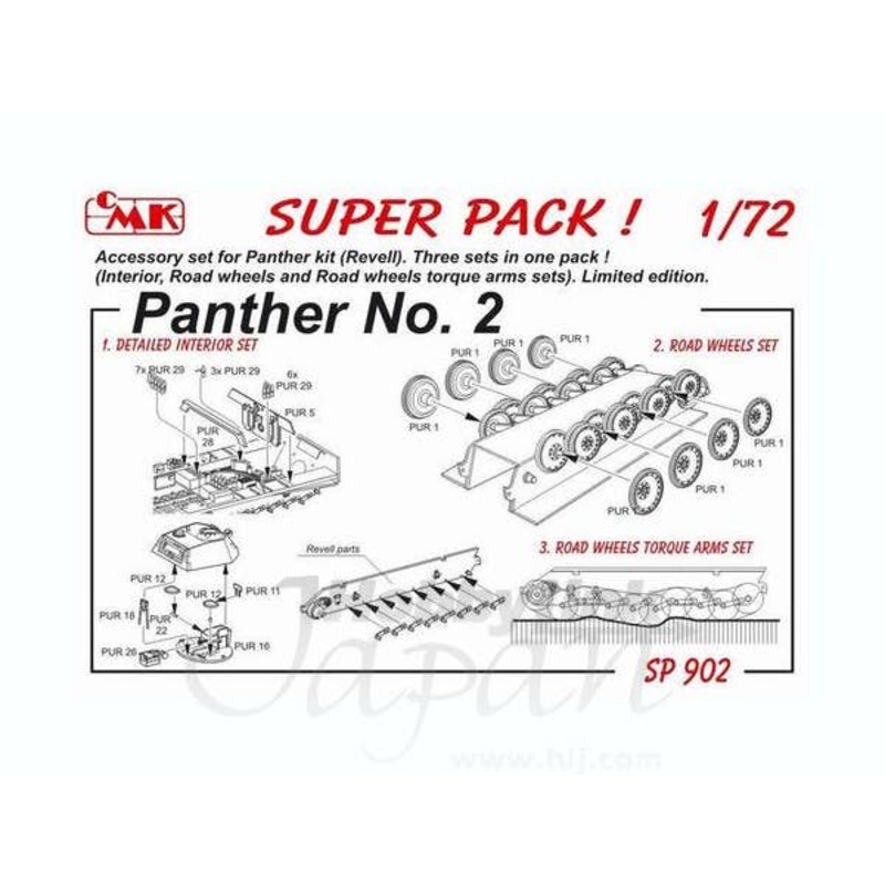 1/72 Super Pack Panther No.2 for Revell
