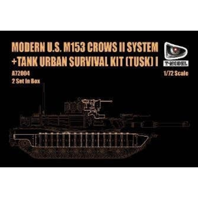 1/72 Tusk  W / M153 Crows II Parts Set For Abrams Tank (2 Sets Included)