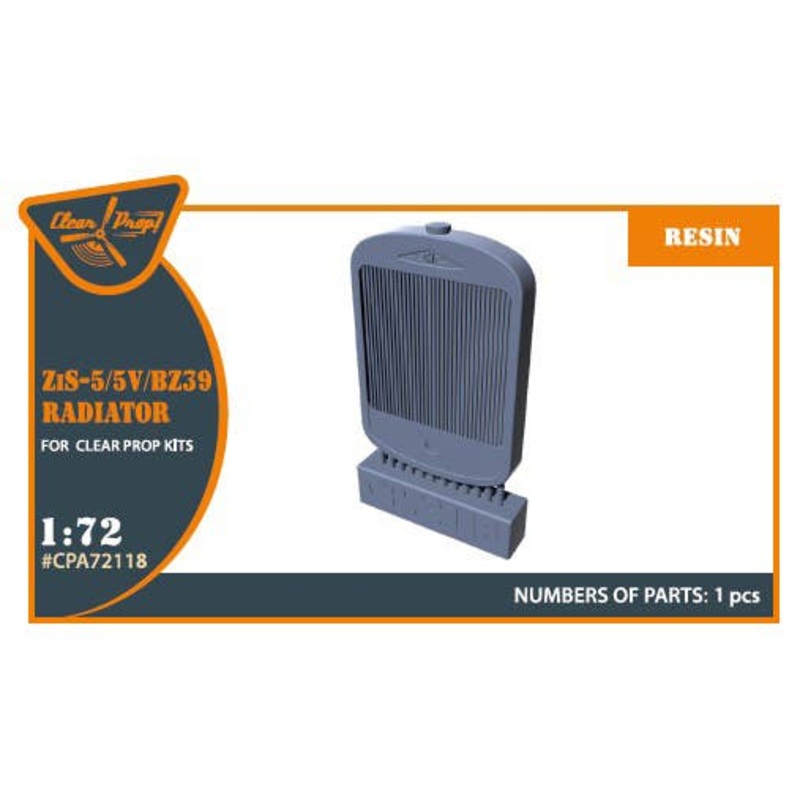 1/72 ZiS-5/5V/BZ39 Radiator for CP kits