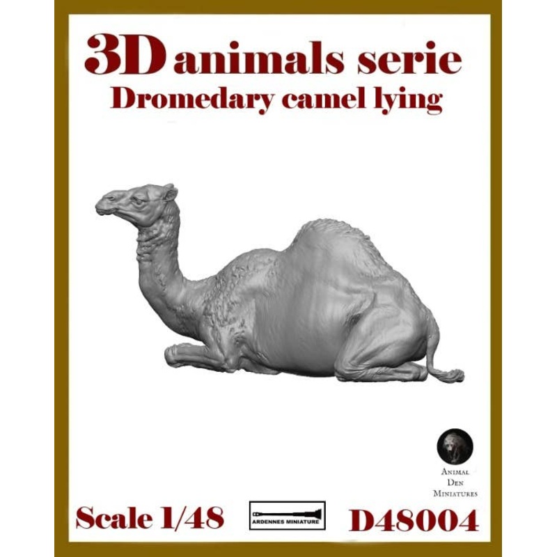 1/48 3D Animal Series - Dromedary Camel Lying