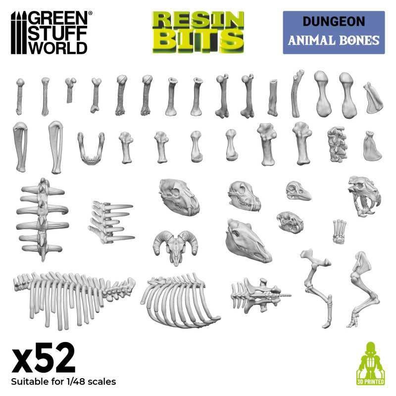 1/48 3D printed set - Animal Bones