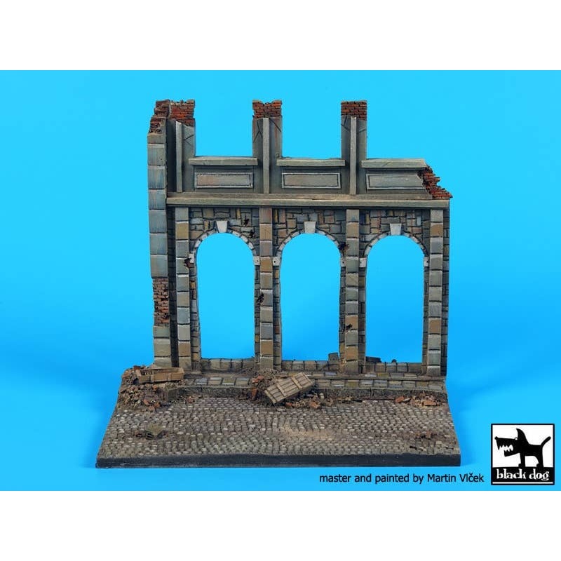 1/48 House Ruin (Europe) Base