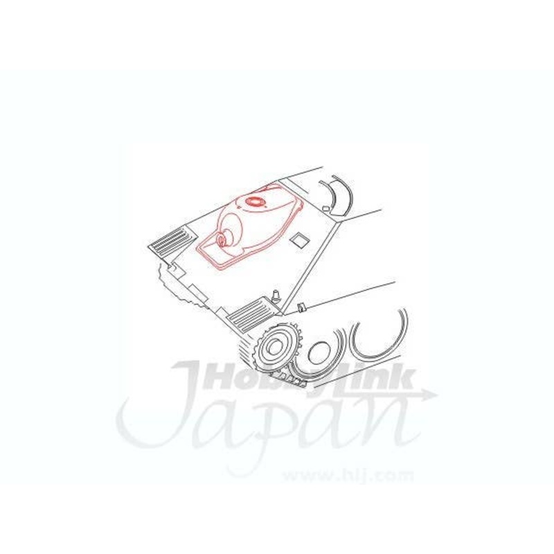1/48 Jagdpanzer 38 Hetzer gun Mantl.Lightened