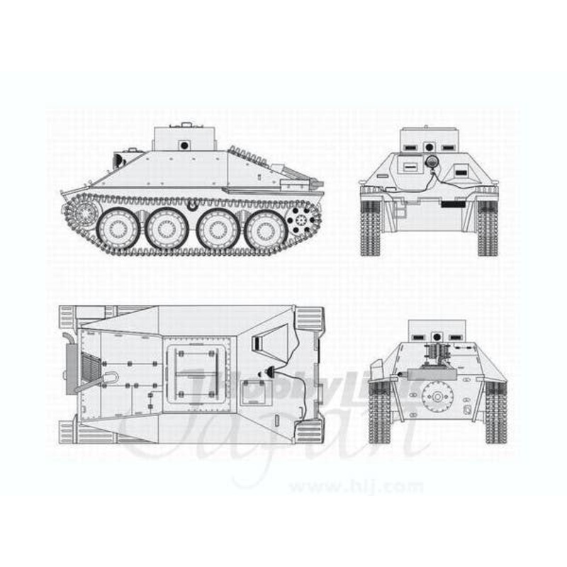 1/48 Jagdpanzer 38 Hetzer School Version conv