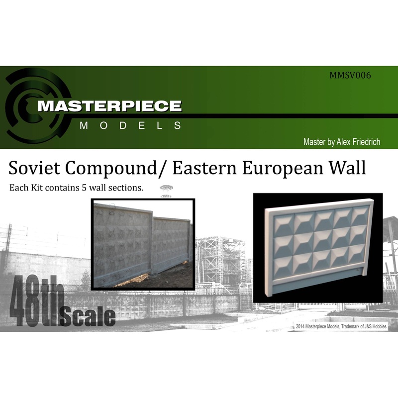 1/48 Soviet / Eastern European Compound Wall