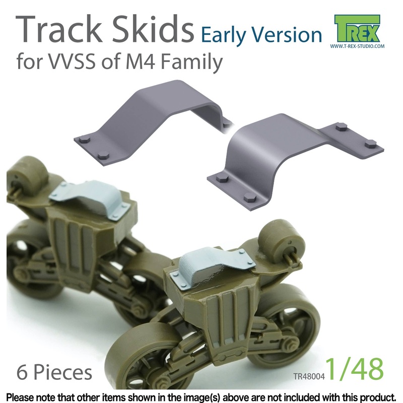 1/48 Track Skid Early Model Set for M4 Tank System VVSS Suspension