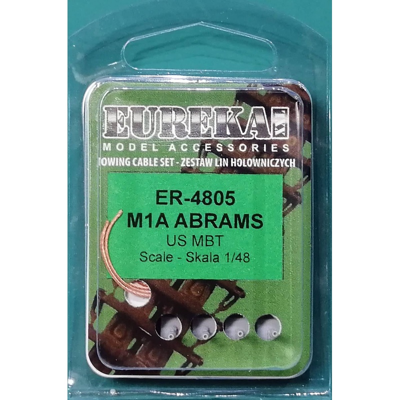 1/48 U.S. Army M1A Abrams Tank Tow Cable Set