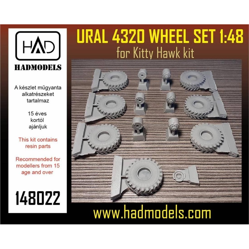 1/48 URAL 4320 Wheel Set (for Kitty Hawk Kit)