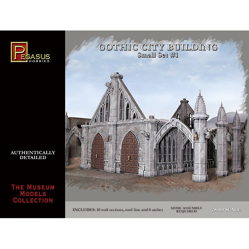 1/72 Gothic Construction Building Small Set # 1 (28mm scale)