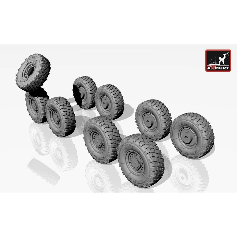 1/72 LAV-25 Series Wheels w/325/85 R16 Xml Tires