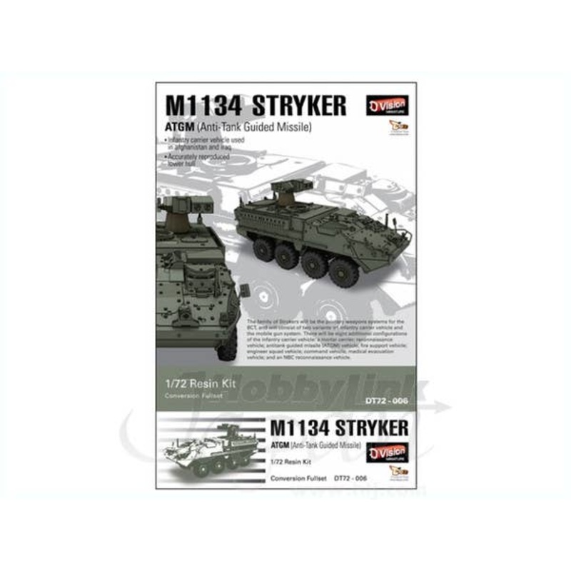 1/72 M1134 Stryker ATGM Conversion Set (for Academy)