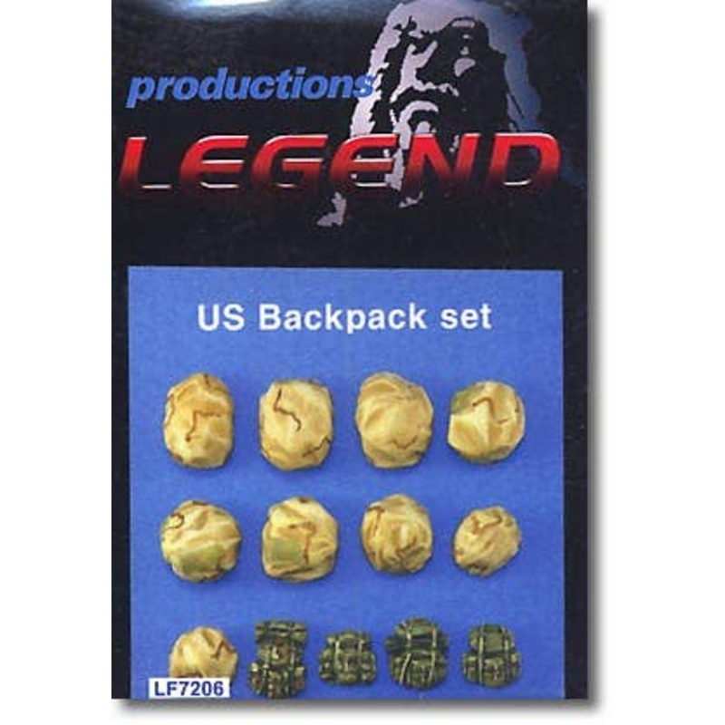 1/72 Modern US Army Back Pack Set