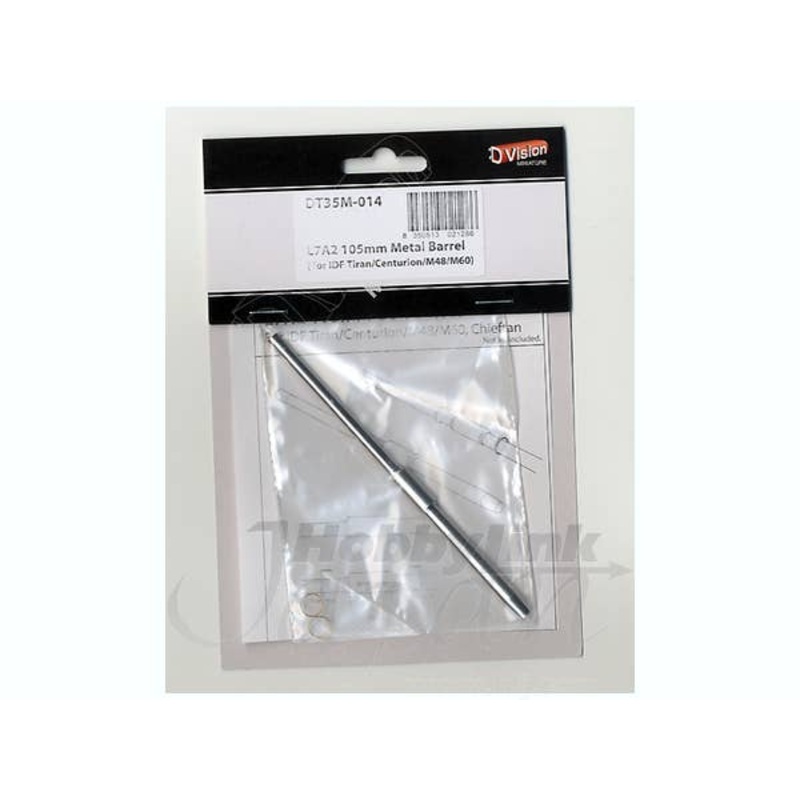 1/35 L7A2 105mm Metal Barrel for IDF Tiran/Centurion/M48/M60/Chieftan