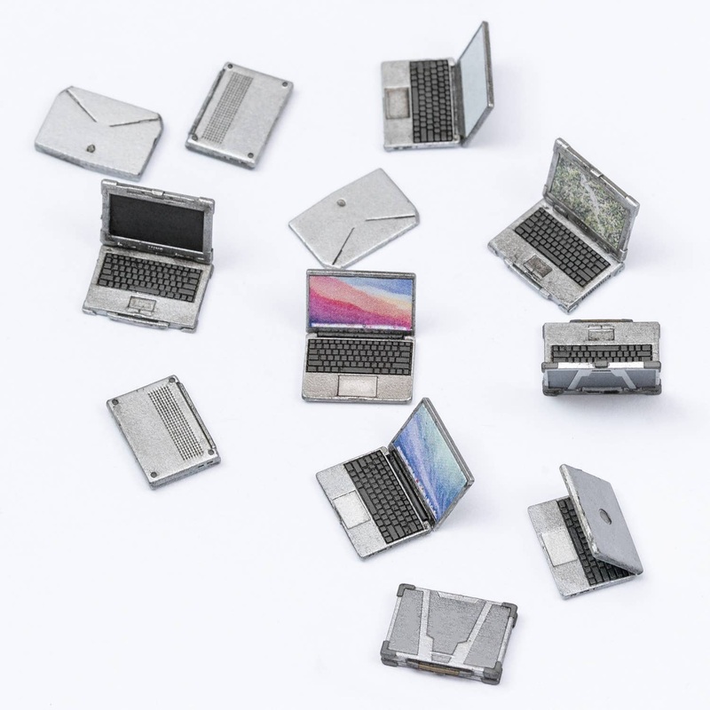 1/35 Laptops 3 Types, 12pcs