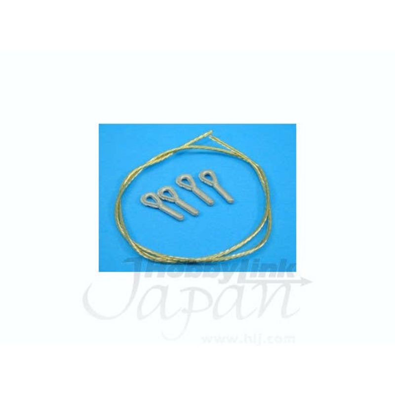 1/35 WWII German Tow Cables Metal Ends & Brass Wire