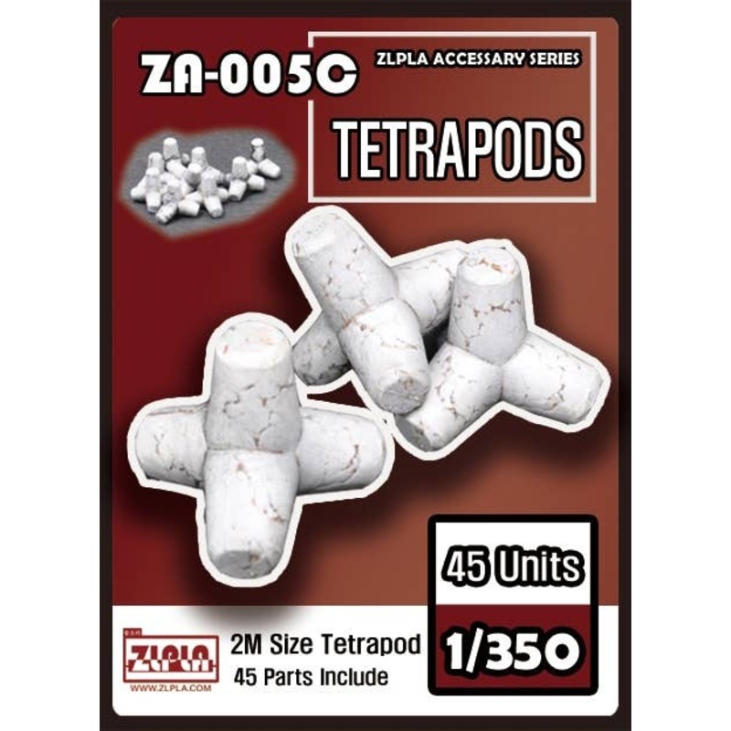1/350 Tetrapods Set 45 Units