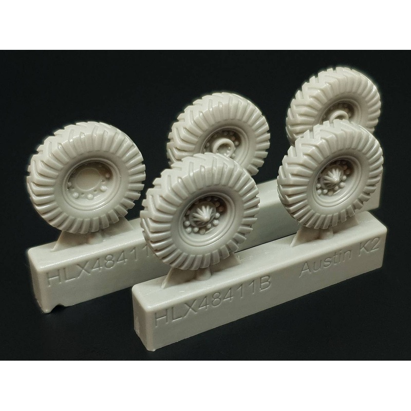 1/48 British 2-Ton 4x2 Ambulance (Austin K2) WHEELS for Tamiya