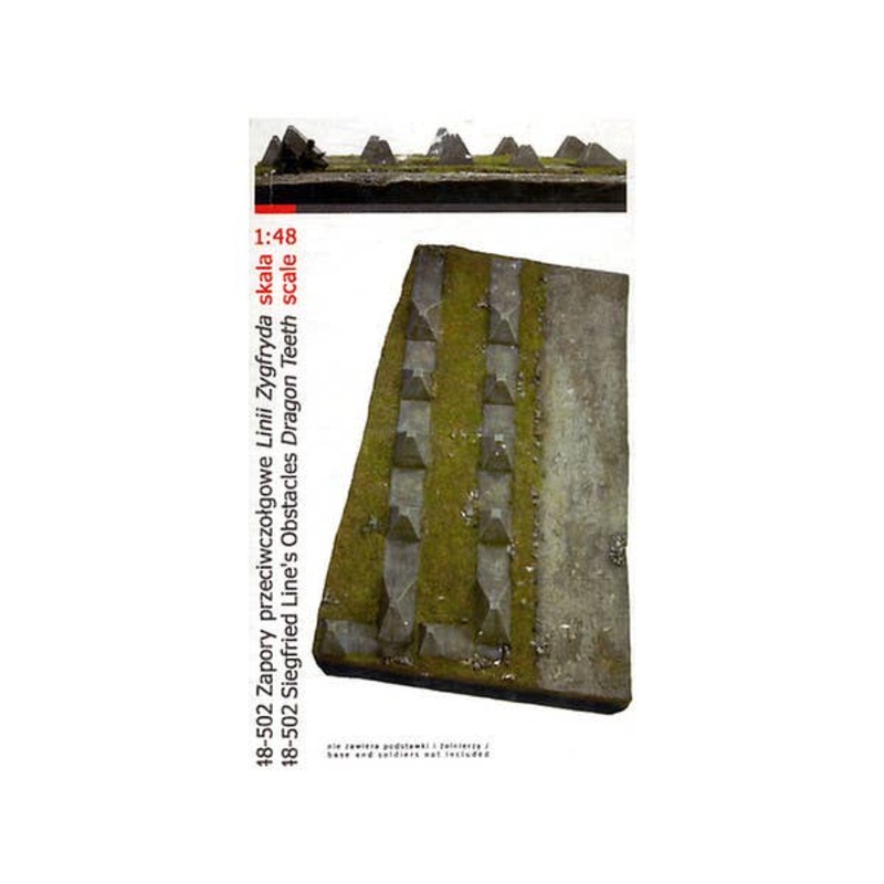 1/48 Siegfried Line's Obstacles Dragon Teeth