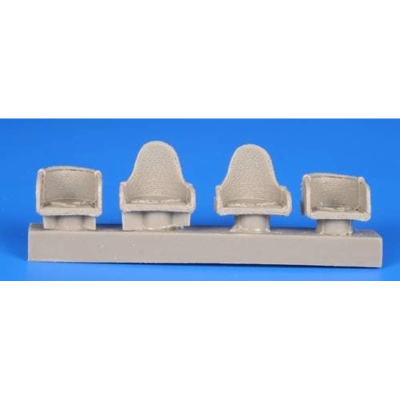 1/48 WW I German Wicker Seats with Seat Belts (4pcs)