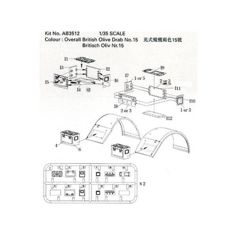 1/35 British 25 Pound Ammo Box (for Staghound PAC)