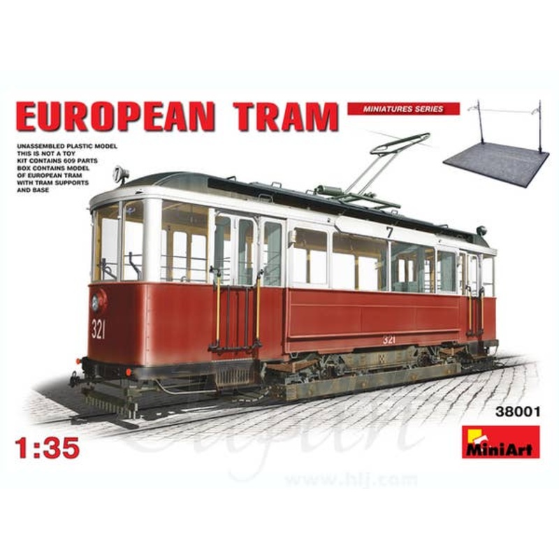 1/35 European Tram w/Base (Size 320 x 223mm)