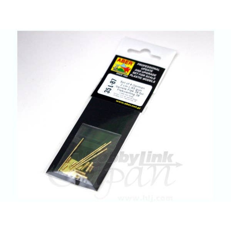 1/35 German 2cm L/65 Gun Barrels for Flakvierling 38 (4pcs)