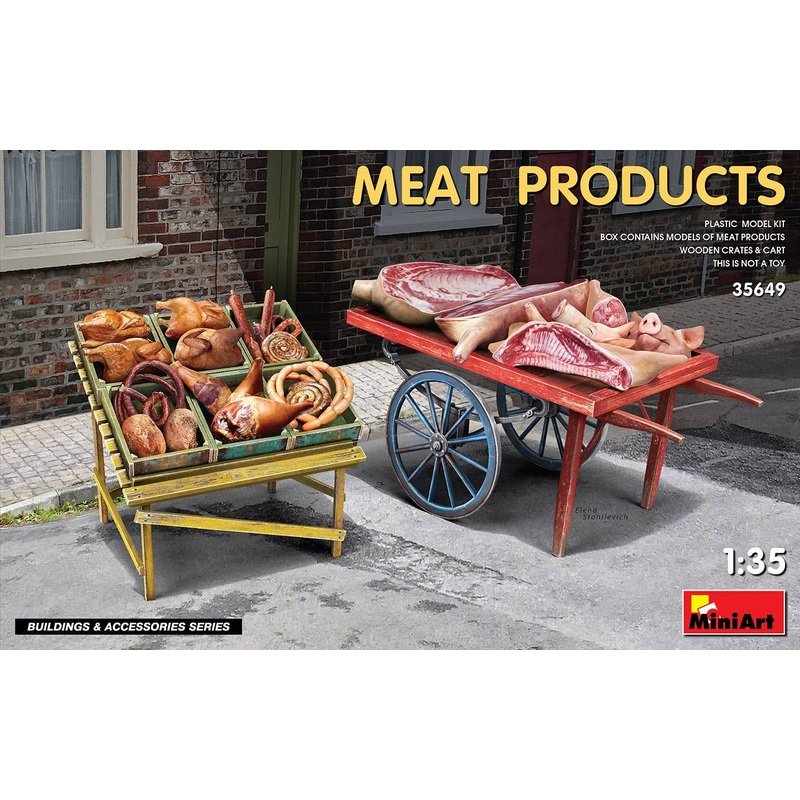 1/35 Meat Products and Market Carts