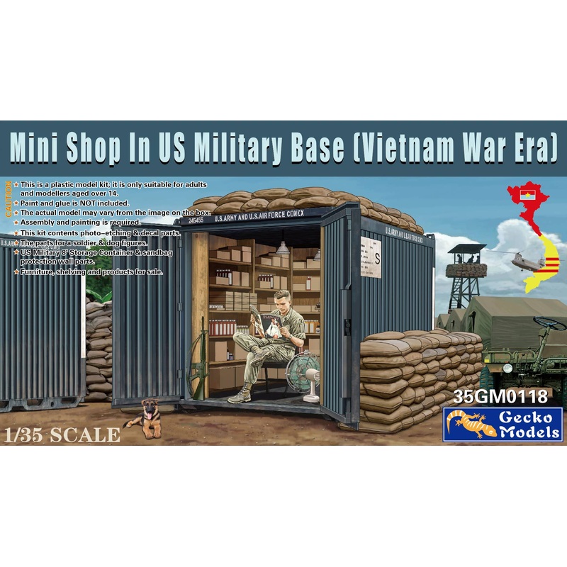 1/35 Mini Shop In US Military Base (Vietnam War Era)