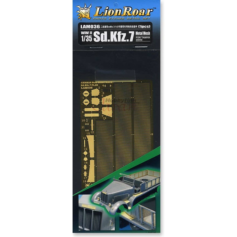 1/35 Tamiya Sd.Kfz.7 Metal Mesh