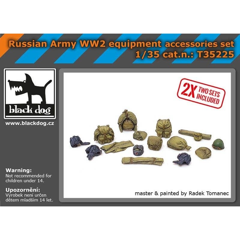 1/35 WW.II Soviet Soldier Equipment Set