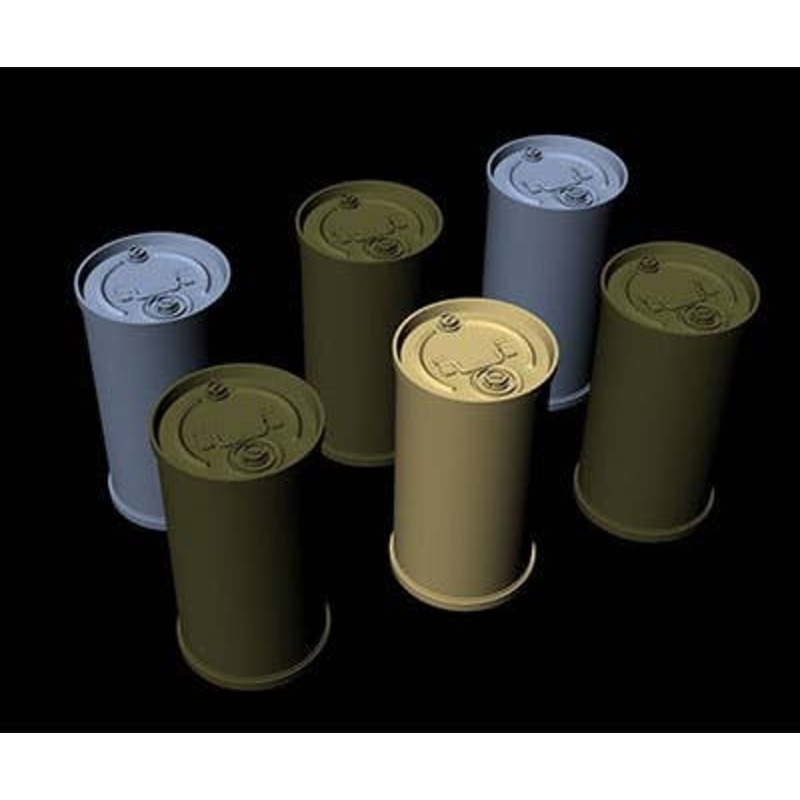 1/35 WWII 50l Petrol/Oil Barrel (12pcs)