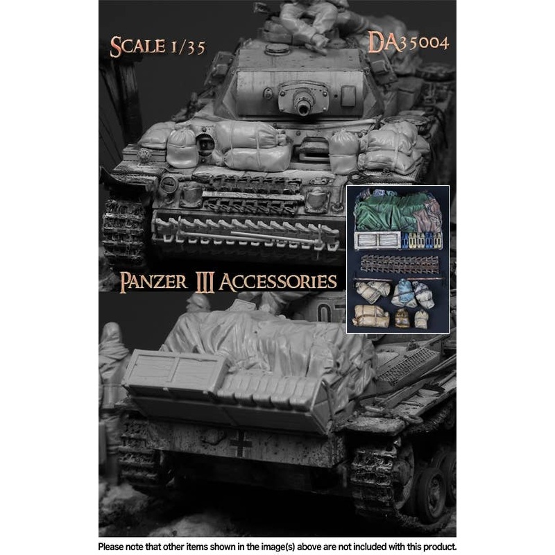 1/35 WWII German Panzer III In-vehicle Equipment Set