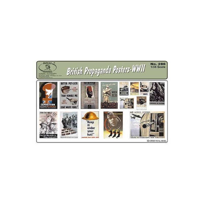 1/35 British Propaganda Posters WWII