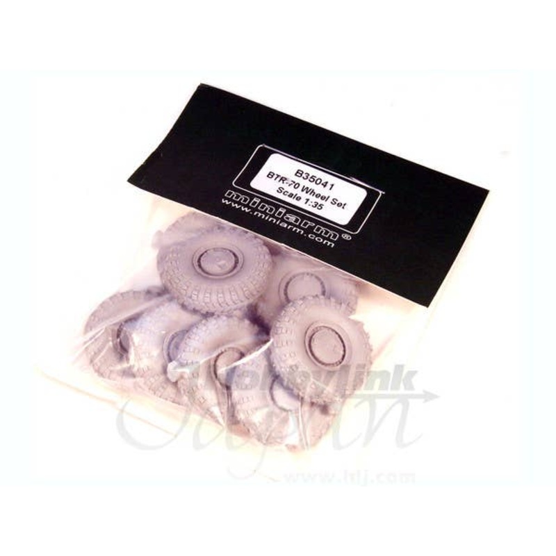 1/35 BTR-70 Wheel Set (for Dragon, Zvezda)