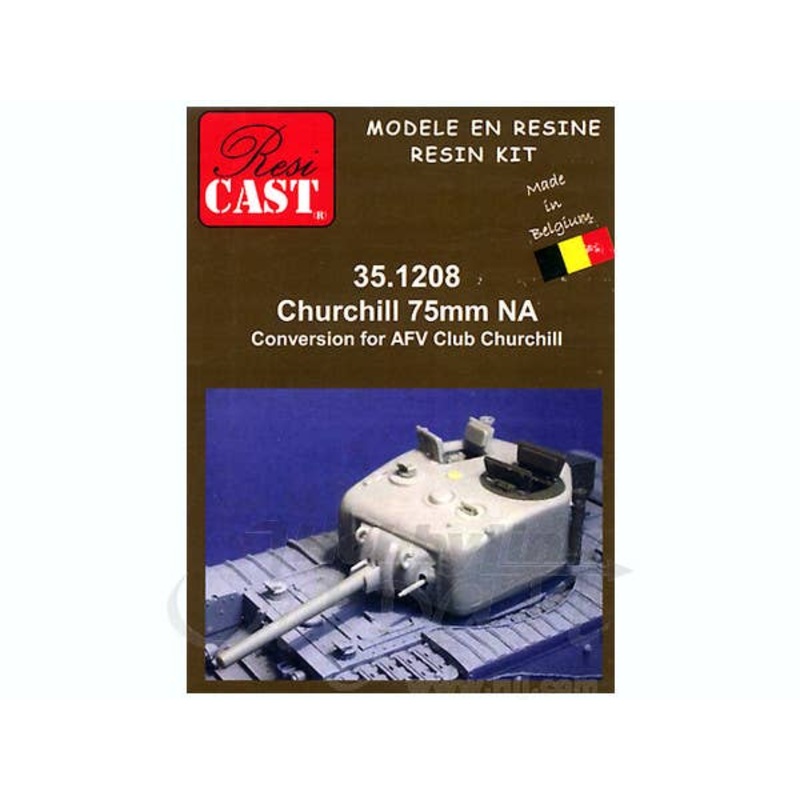 1/35 Churchill 75mm NA Turret Conversion Kit (for AVF C