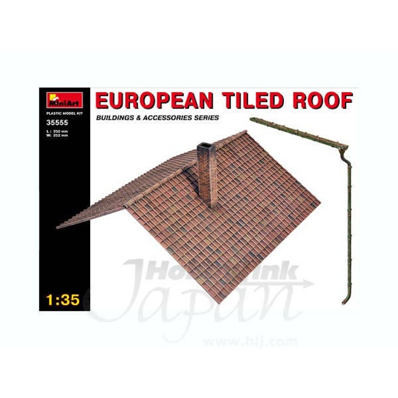 1/35 European Tiled Roof