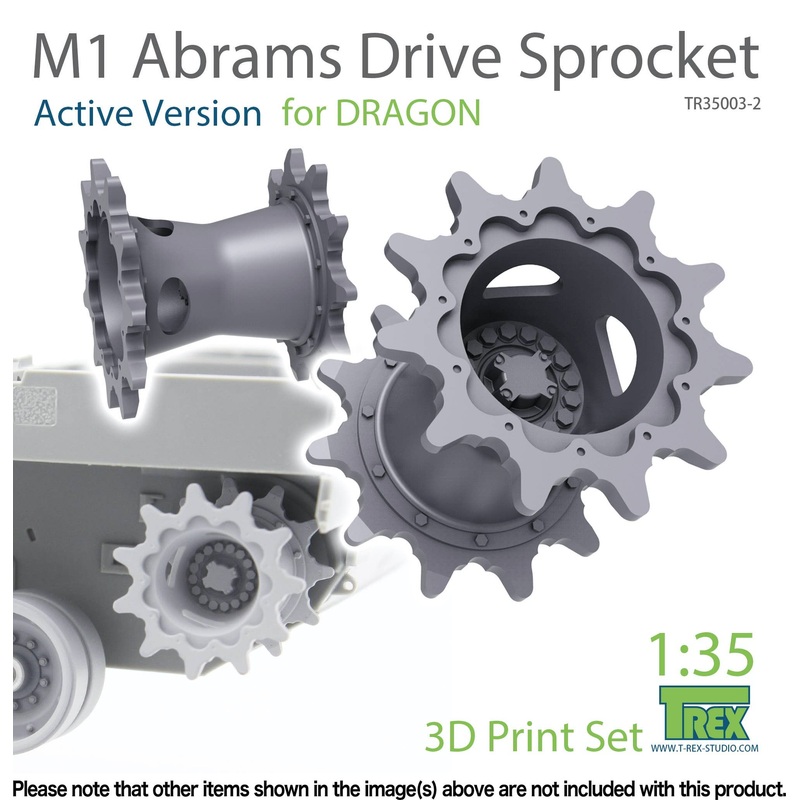 1/35 M1 Abrams Drive Sprocket Active Version For Dragon