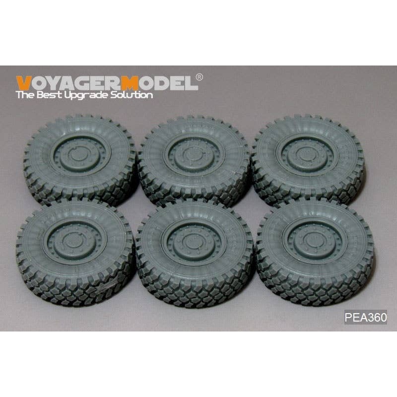 1/35 Modern US Cougar 6X6 MRAP Road Wheels Ver.A (6 pcs) (For Meng)