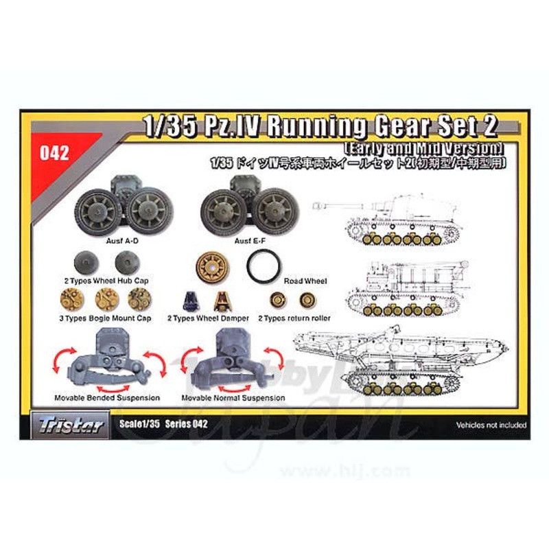 1/35 Pz.IV Running Gear Set 2 Early and Mid Version