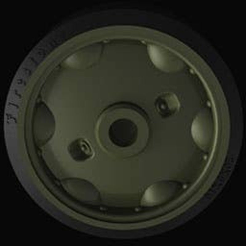 1/35 Road Wheels Pattern For US M4 Sherman 6