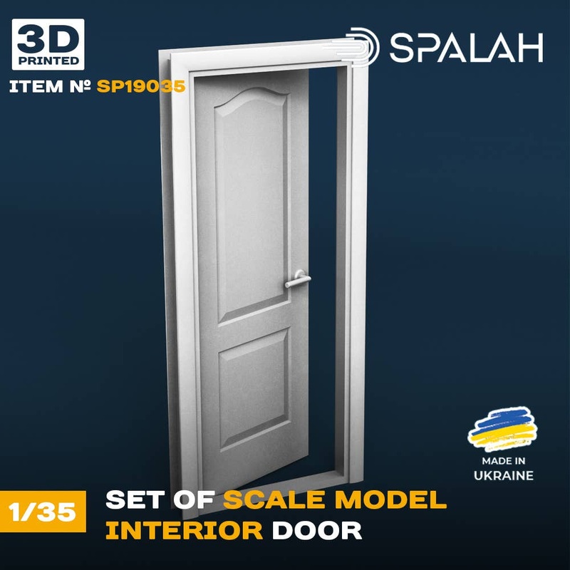 1/35 Scale model Interior door.