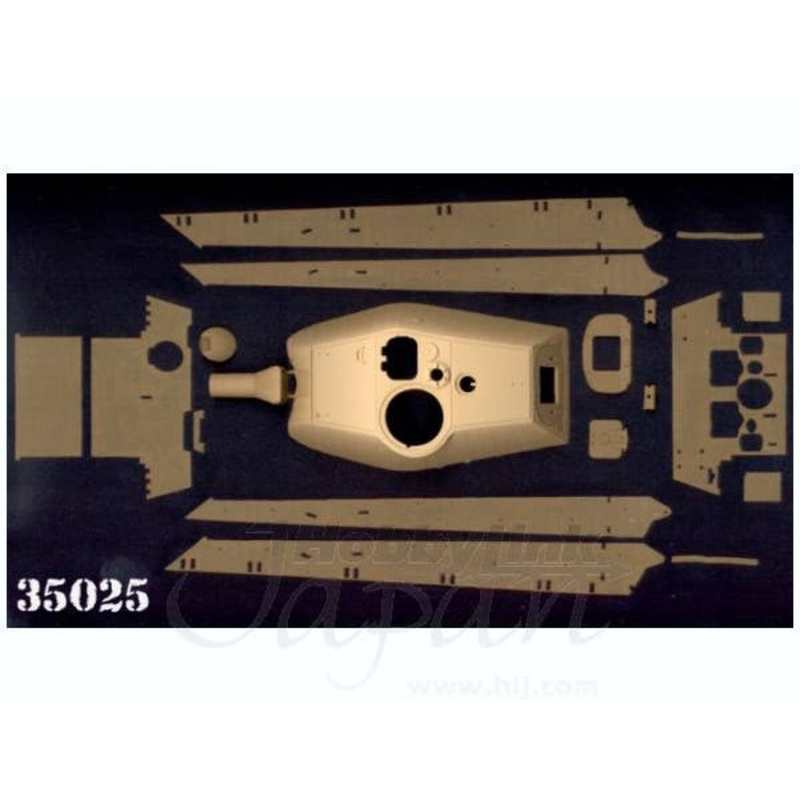 1/35 Sd. Kfz. 182 King Tiger Porsche Turret Zimmerit Set (for Dragon)