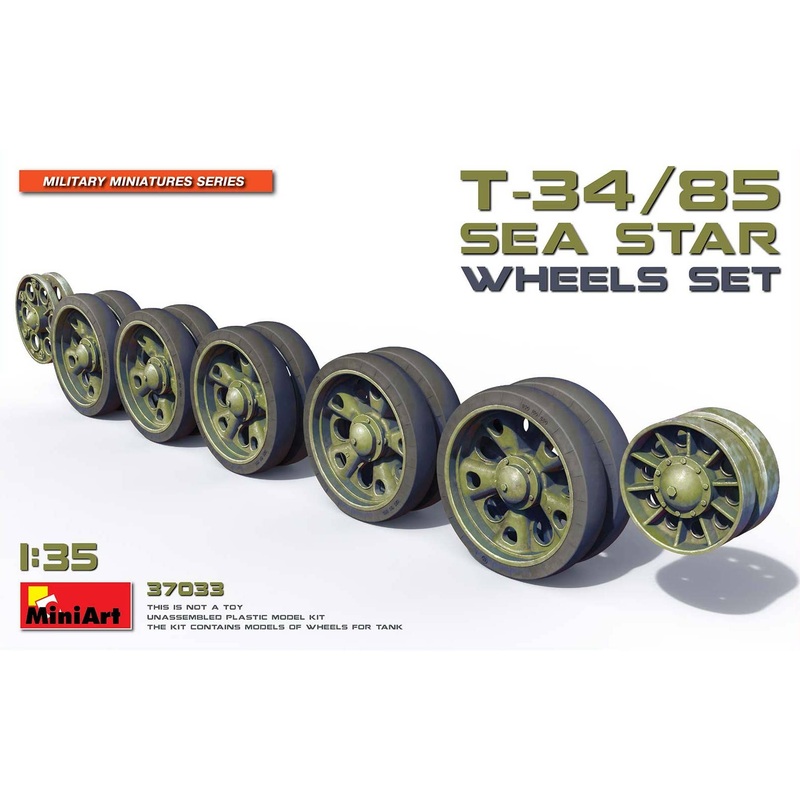 1/35 T-34/85 Sea Star Wheels Set