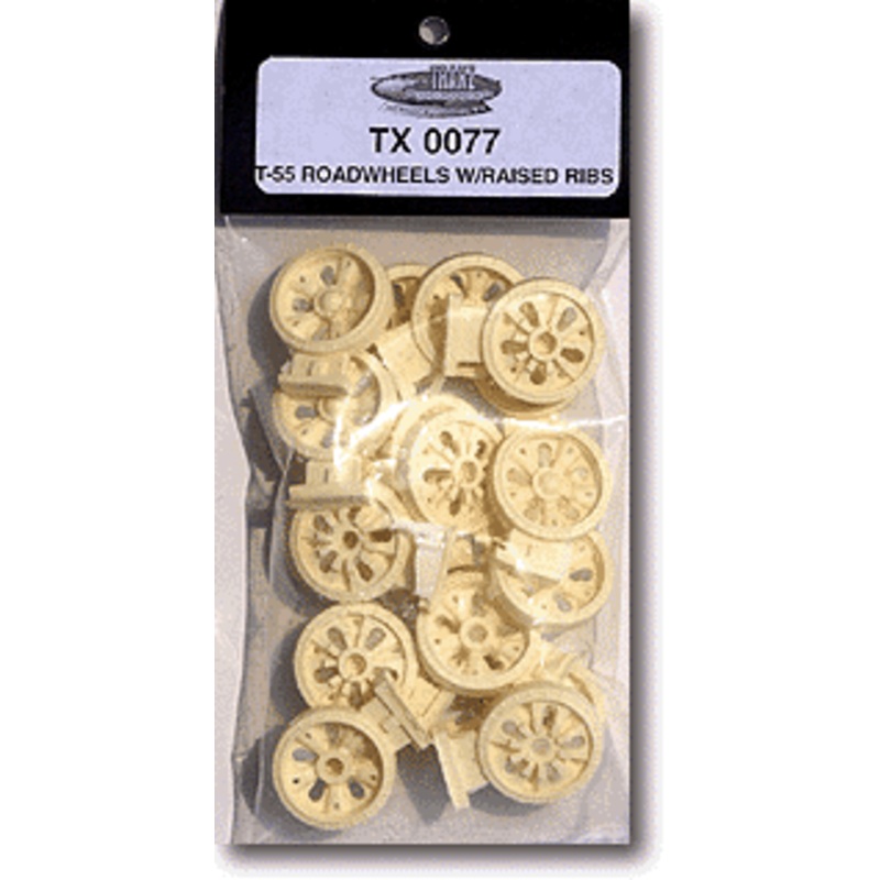 1/35 T-55 Roadwheels w/Raised Ribs