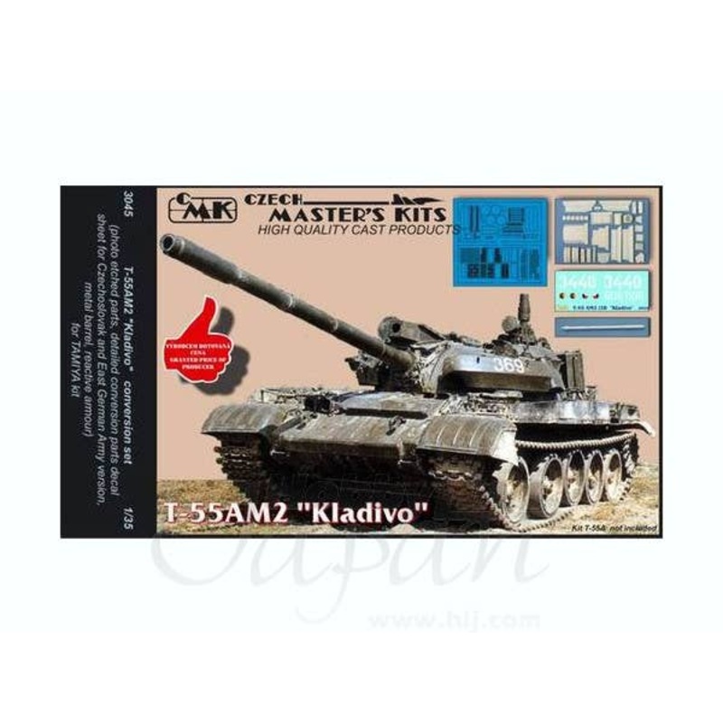 1/35 T-55AM2 Kladivo conbersion set for Tamiya
